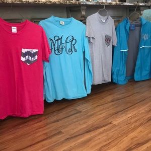 Lot of MHR monogrammed clothing!